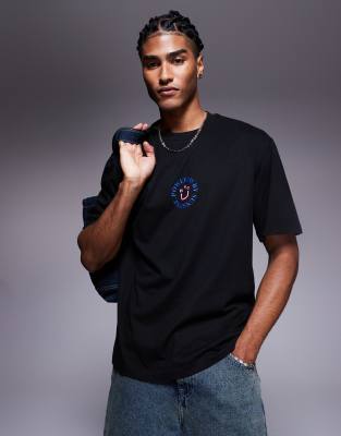 T-shirt  logo imprim - Hugo Blue - Modalova