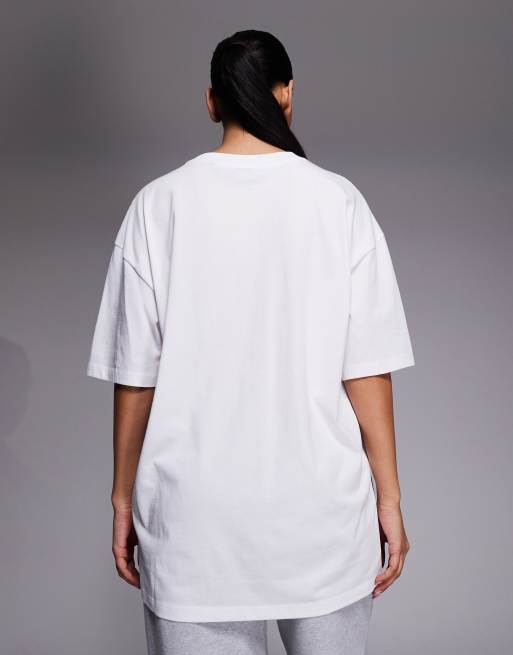 HUGO Blue - T-shirt oversize - Blanc, 4 de 4