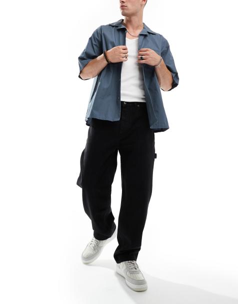 HUGO Blue - Tømrer-jeans i sort denim - view 1