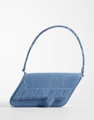Hugo Blue HUGO Blue ulani denim shoulder bag in light blue