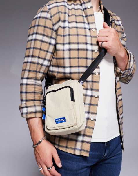 HUGO BLUE Vytal crossbody bag in beige - view 1