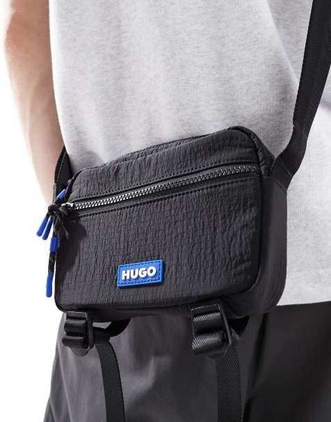 Hugo Blue Vytal crossbody bag in black - view 2