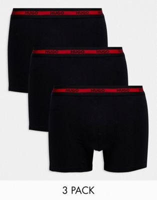 Hugo Bodywear 3 pack boxer briefs in black