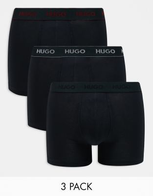 BOSS Bodywear HUGO Bodywear 3 pack boxer briefs in black