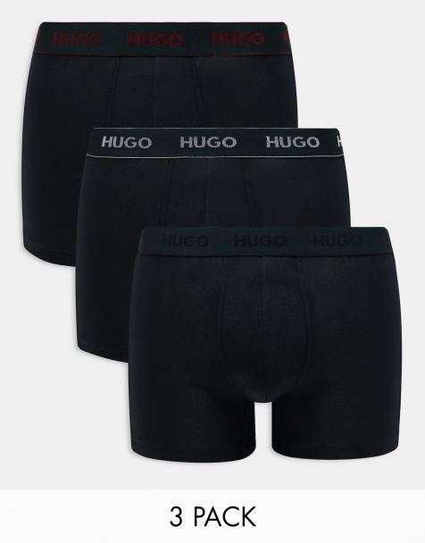HUGO Bodywear 3 pack boxer briefs in black - view 1