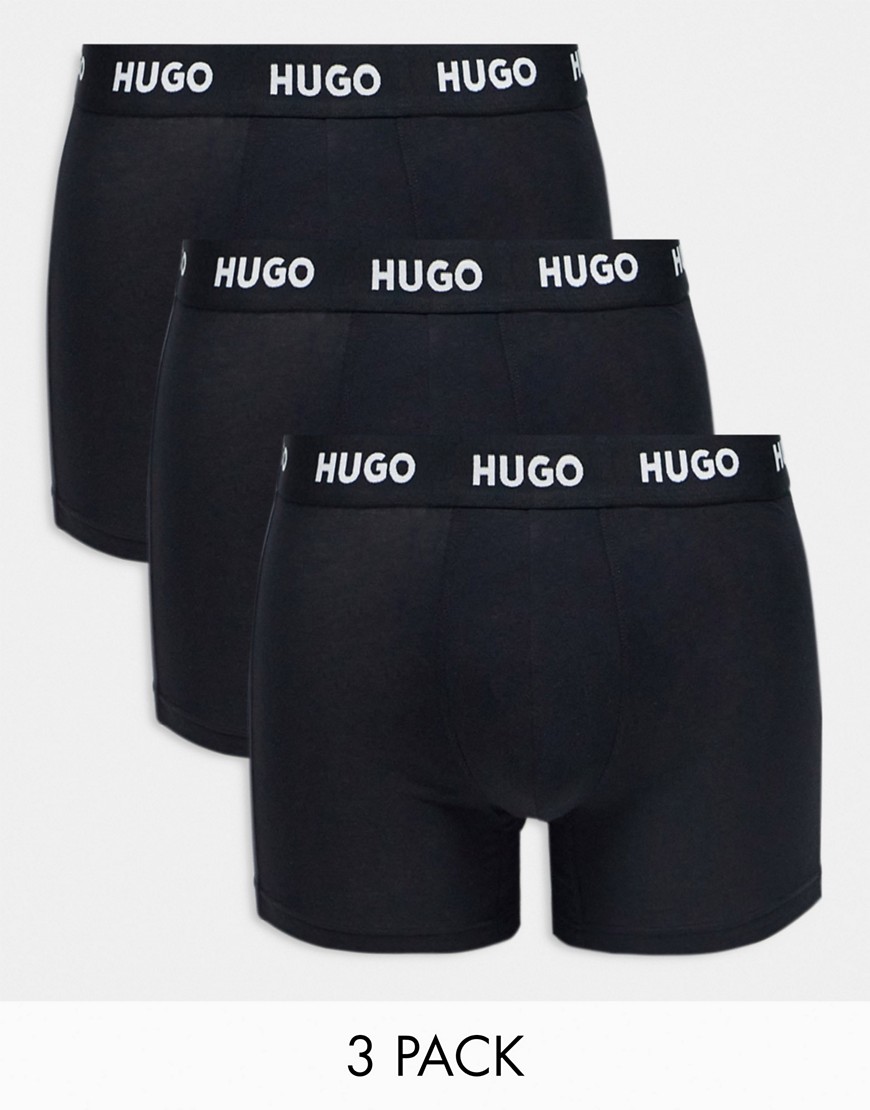 HUGO Bodywear 3 pack briefs in black