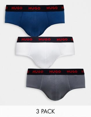 HUGO Bodywear 3 pack briefs in multi