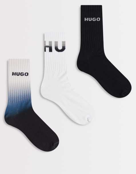 Hugo Bodywear 3 pack crew socks in multi - view 1