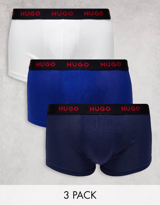 HUGO Bodywear 3 pack trunks in multi