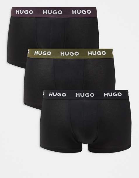HUGO Bodywear 3 pack trunks in multi - view 1