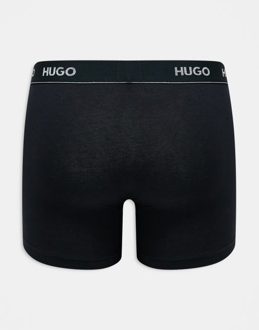 HUGO – Bodywear – 3er-Pack Boxershorts in Schwarz, 4 von 4