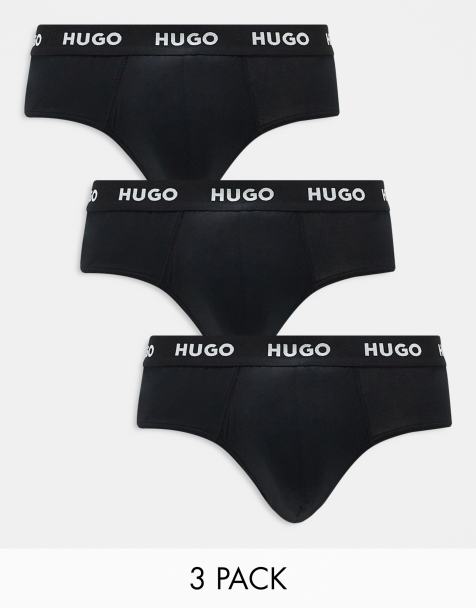 HUGO – Bodywear – 3er-Pack Unterhosen in Schwarz - view 1