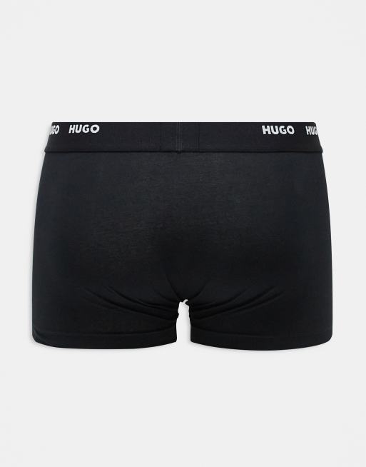 HUGO BOSS Bold trunks (3-pack), heren boxers kort, blauw, olijfgroen