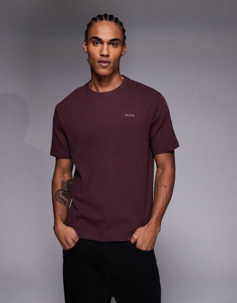 HUGO Bodywear Austin t-shirt in brown - view 1