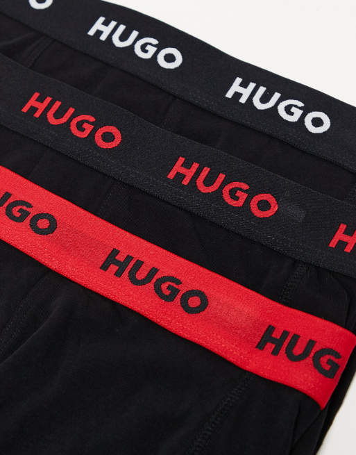 HUGO Bodywear - Confezione da 3 boxer aderenti color antracite , 3 di 3