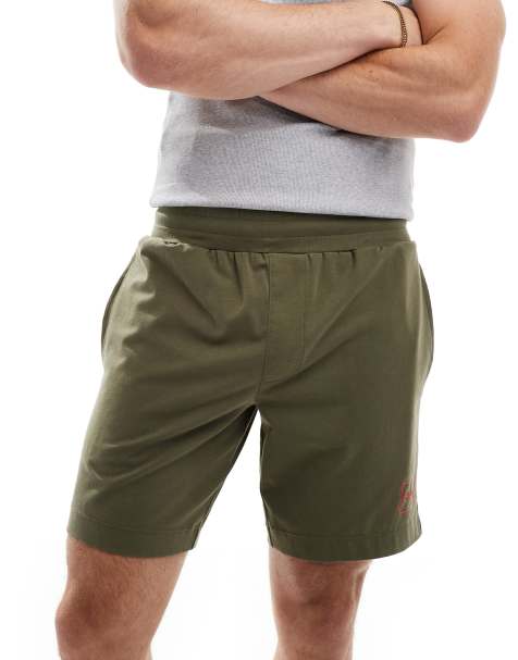 HUGO Bodywear – Laze – Gröna shorts - view 1