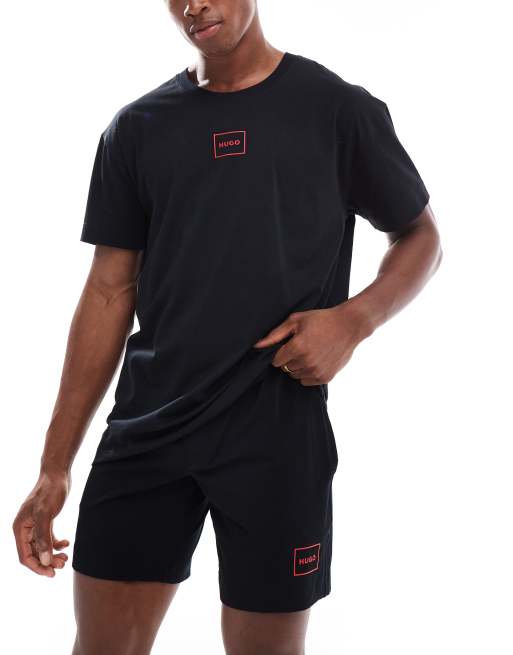 HUGO Laze Shorts CW 10261152 01 101natural XL in Schwarz für