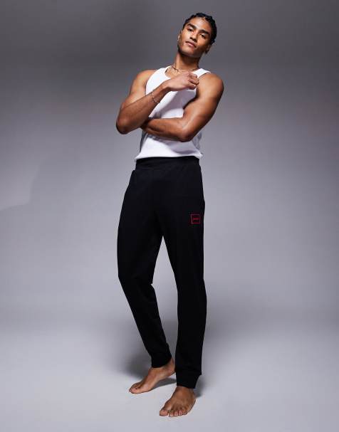 HUGO Bodywear Laze sweatpants in black - view 1