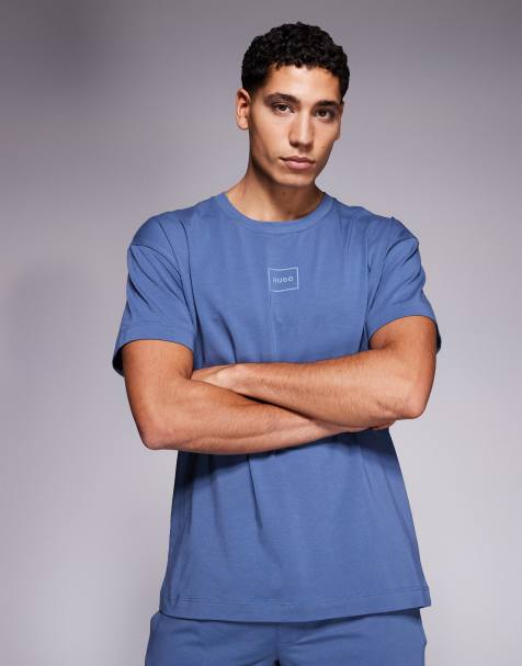 HUGO Bodywear Laze t-shirt in green - view 1