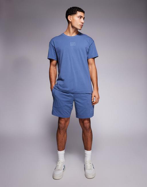 HUGO - Bodywear - Laze - T-shirt in grijs, 2 van 5