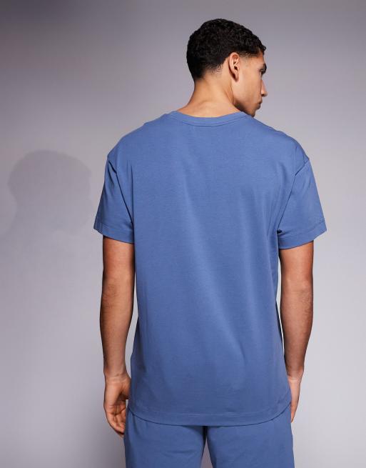 HUGO - Bodywear - Laze - T-shirt in grijs, 3 van 5