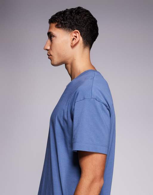 HUGO - Bodywear - Laze - T-shirt in grijs, 4 van 5