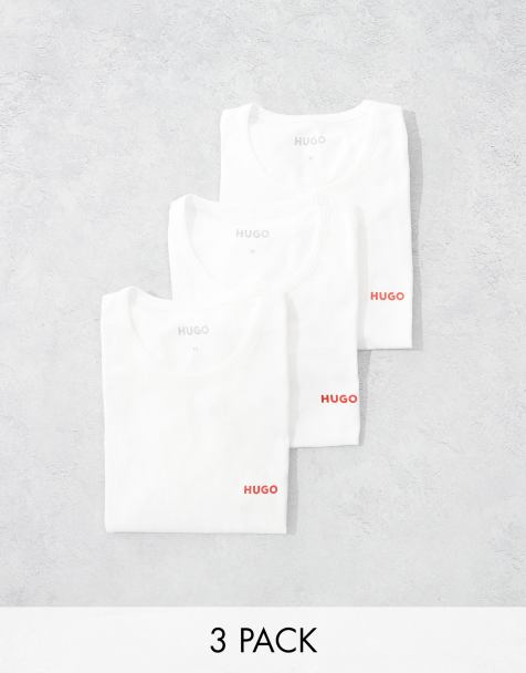HUGO Bodywear - Lot de 3 t-shirts - Blanc - view 1