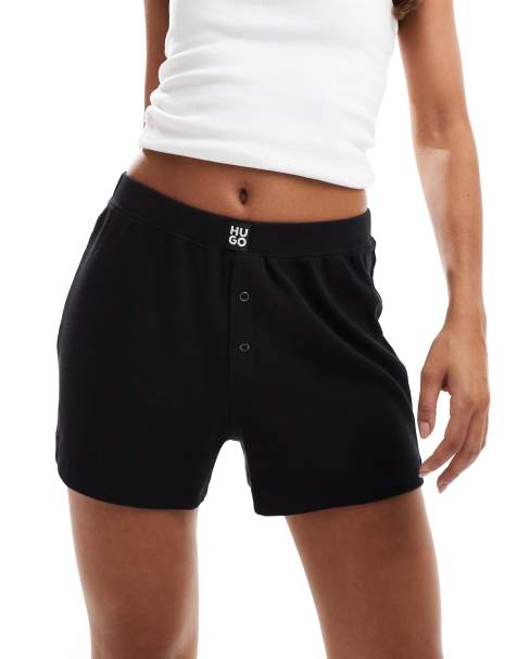 Hugo Bodywear Luna shorts in black - view 1