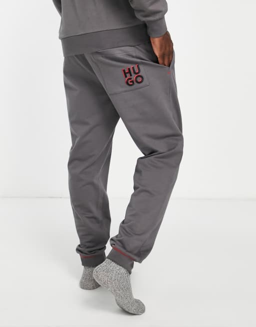 HUGO Bodywear Monologo Pantalon de jogging Gris fonc ASOS