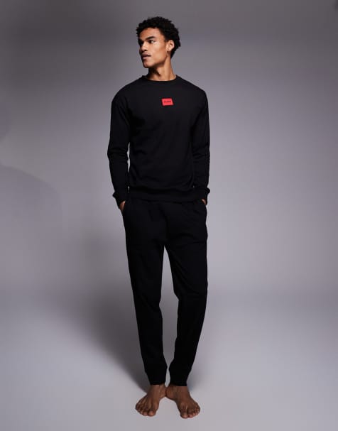 HUGO - Bodywear - Pyjama in cadeauverpakking met rood logo in zwart - view 1