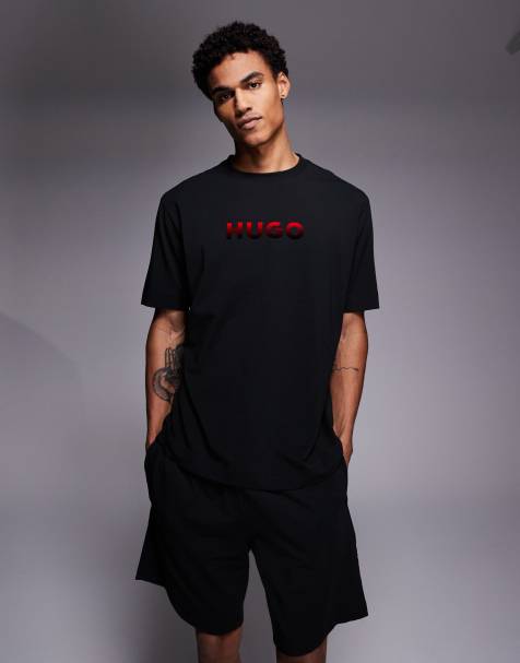 HUGO Bodywear - Ray - Sort T-shirt - view 1