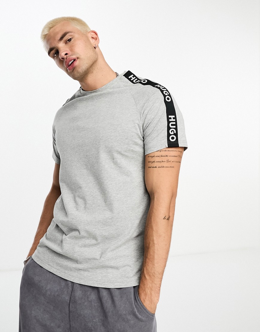 Hugo Bodywear sporty logo t-shirt in grey
