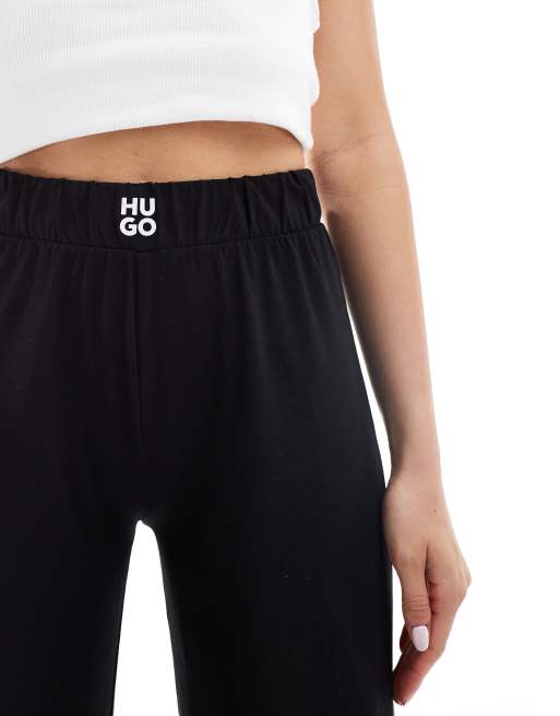 Pyjama Pantalon Femme HUGO Suki - Coton Lyocell - Coupe Confortable - Lavable Machine