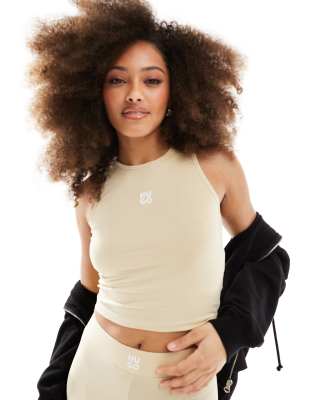 HUGO Bodywear - Suki - Tanktop in Beige mit Logo-Neutral