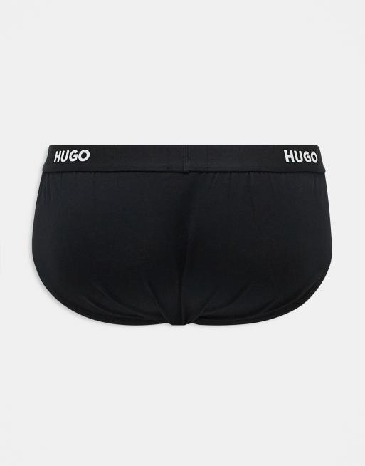 HUGO – Bodywear – Svarta kalsonger i 3-pack, 2 av 3