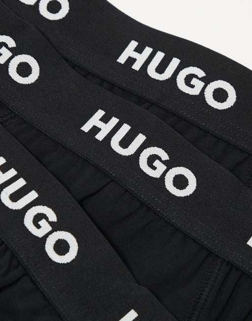 HUGO – Bodywear – Svarta kalsonger i 3-pack, 3 av 3