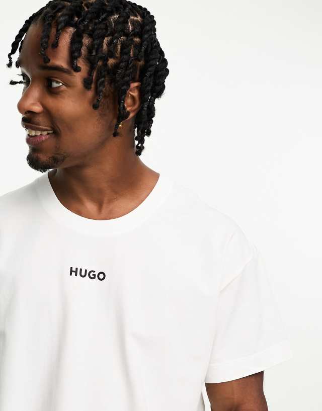 Hugo Red - HUGO Bodywear t-shirt with branding in white