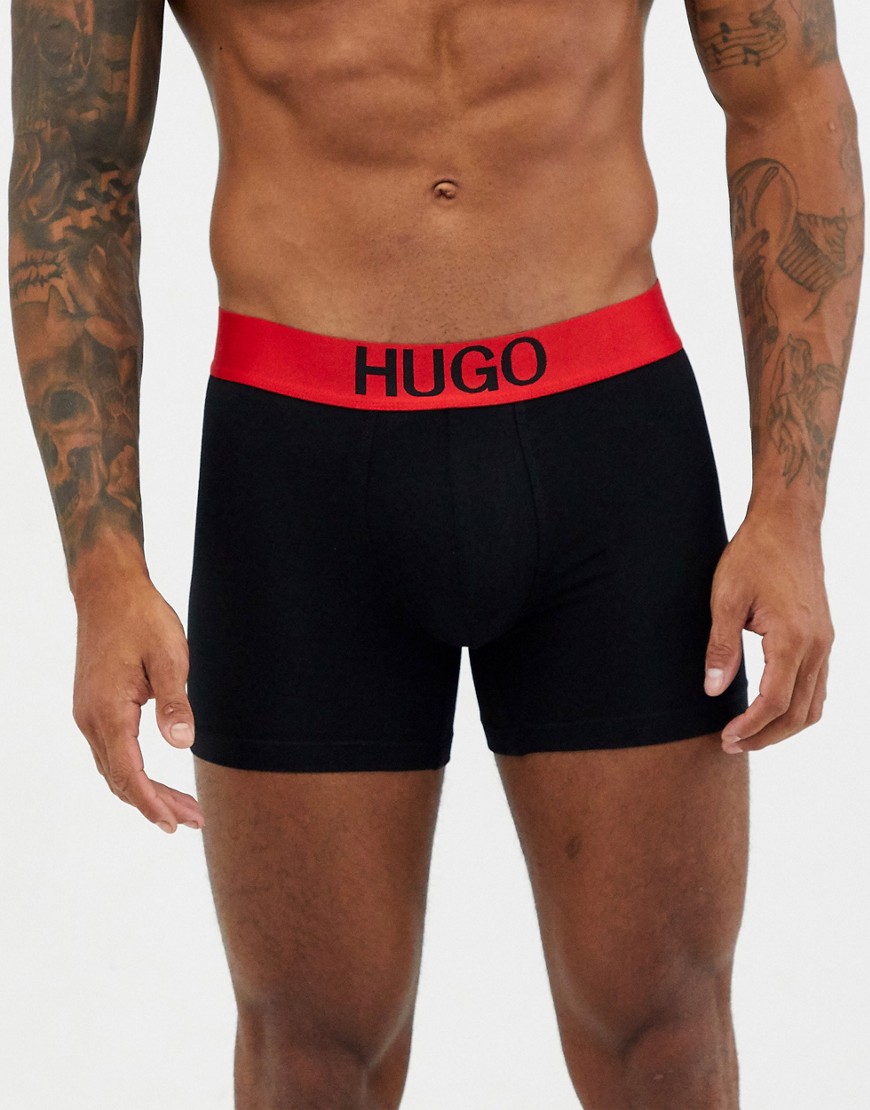 HUGO bodywear x Liam Payne - Slip a boxer neri con logo-Nero