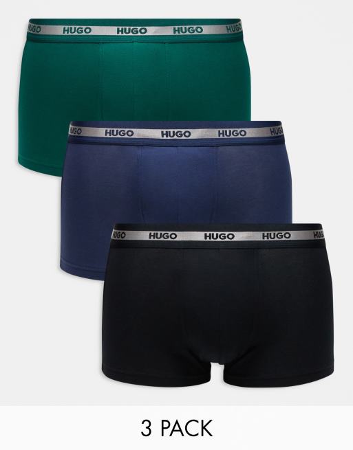 HUGO Bodywear – Zestaw 3 par bokserek w różnych kolorach