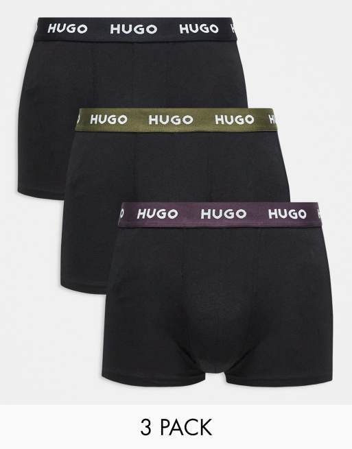 HUGO Bodywear – Zestaw 3 par bokserek w różnych kolorach