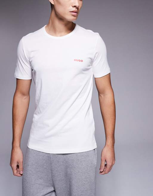 HUGO Bodywear – Zestaw 3 T-shirtów w kolorach białym, czarnym i szarym