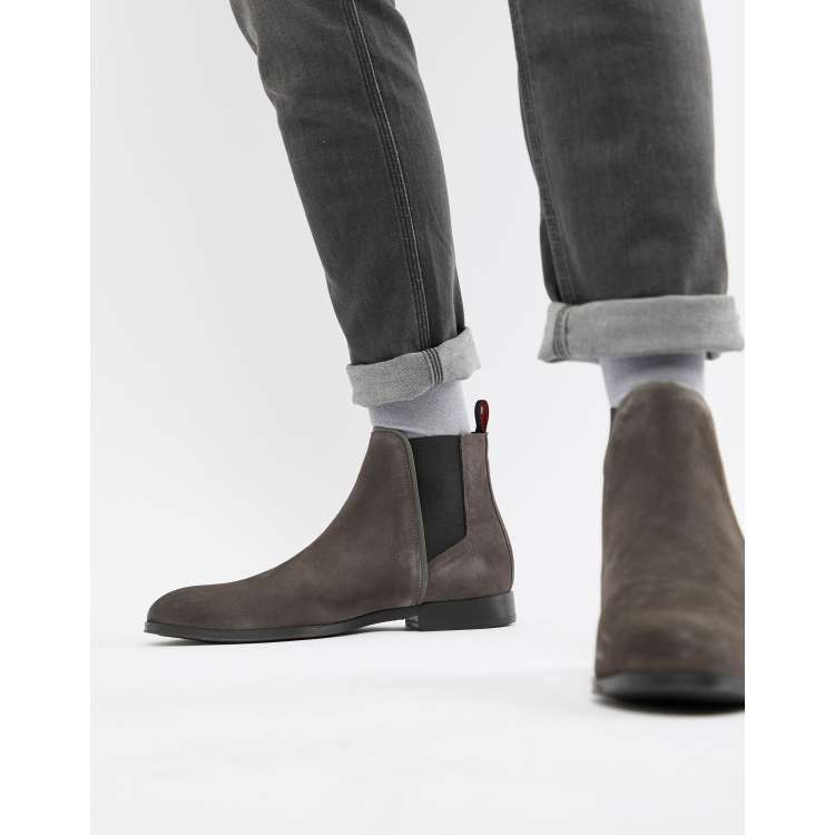 Hugo boheme suede chelsea on sale boots