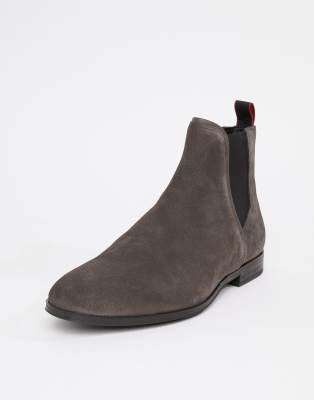 hugo boheme suede chelsea boots