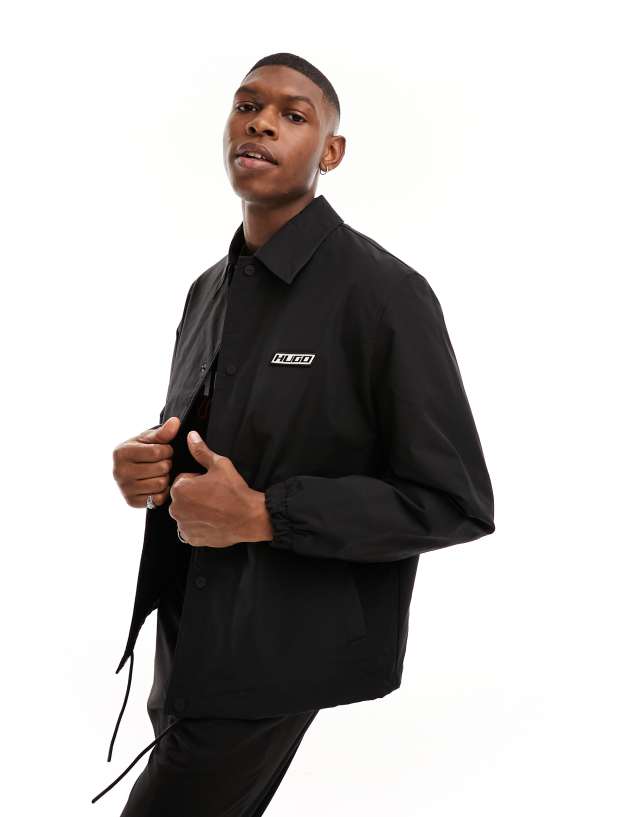 Hugo Red - HUGO Bolten2411 jacket in black