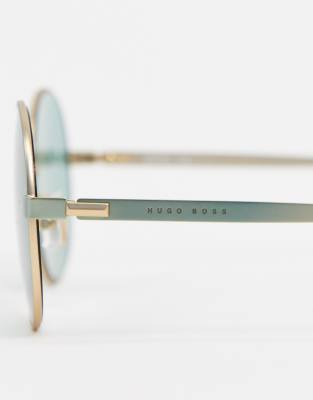 hugo boss round sunglasses