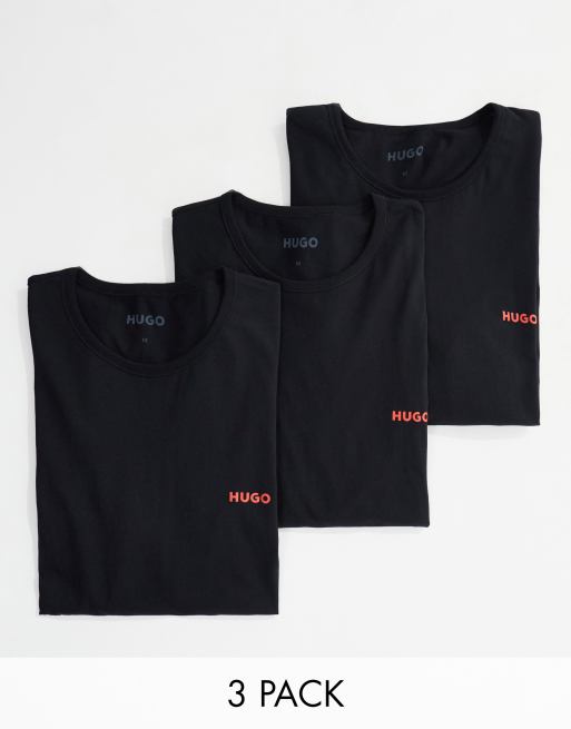 hugo boss 3 pack t shirts asos