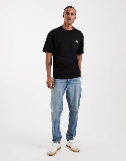 Hugo Boss - Afslappet sort T-shirt med grafisk print, 2 af 5