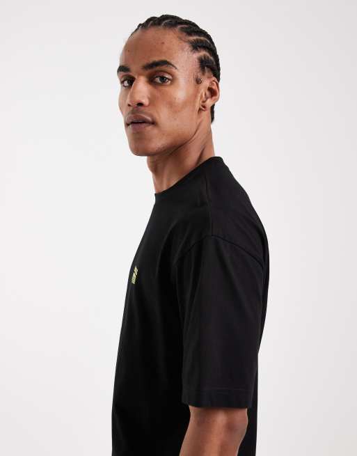 Hugo Boss - Afslappet sort T-shirt med grafisk print, 4 af 5