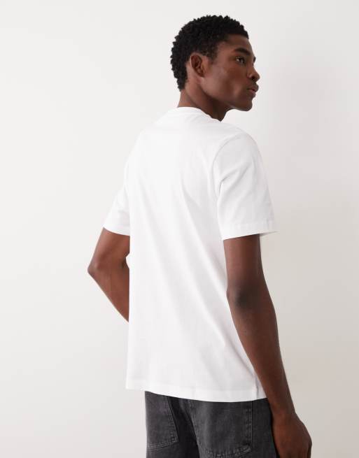 Hugo BOSS – Biały T-shirt o regularnym kroju z grafiką, 5 z 5
