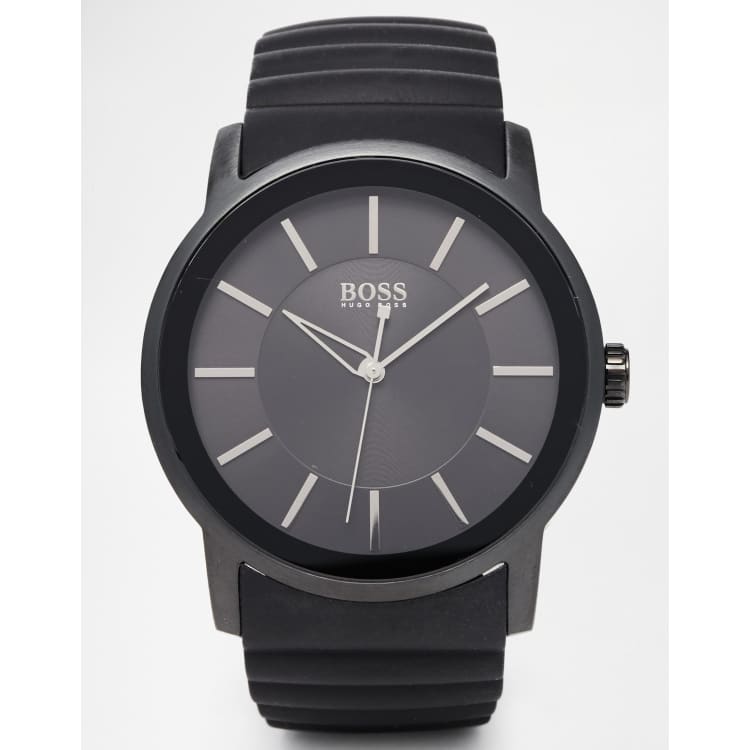 Hugo boss rubber online strap